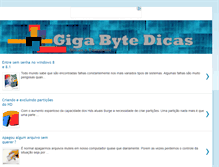 Tablet Screenshot of gigabytedicas.com